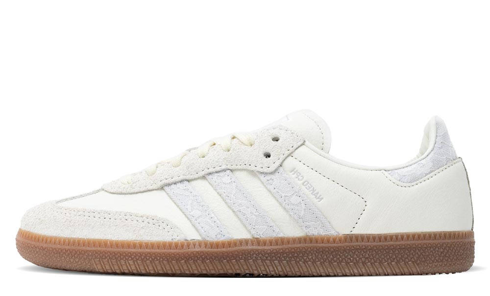 NAKED x adidas Samba OG White Silver