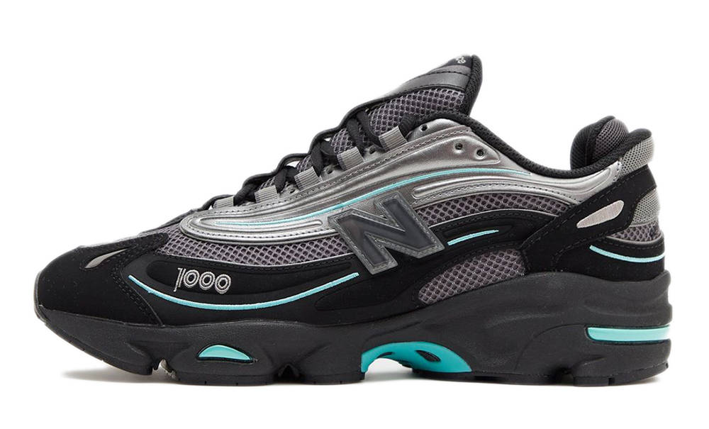 New Balance 1000 Black Teal M1000JR The Sole Supplier