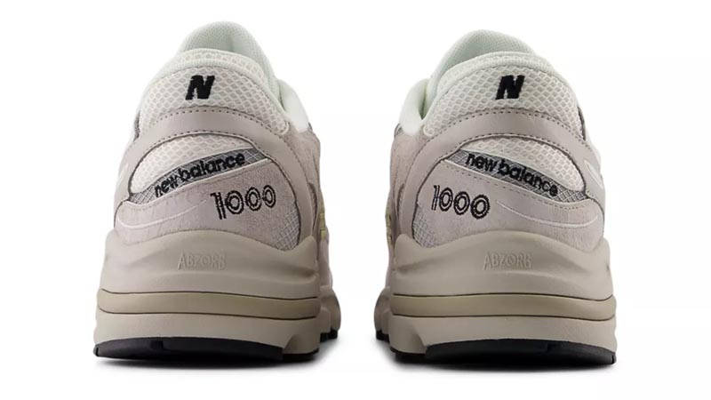 New Balance 1000 Grey Cream Back