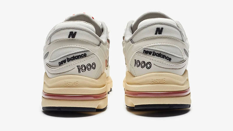 New Balance 1000 Off White Gradient Red back