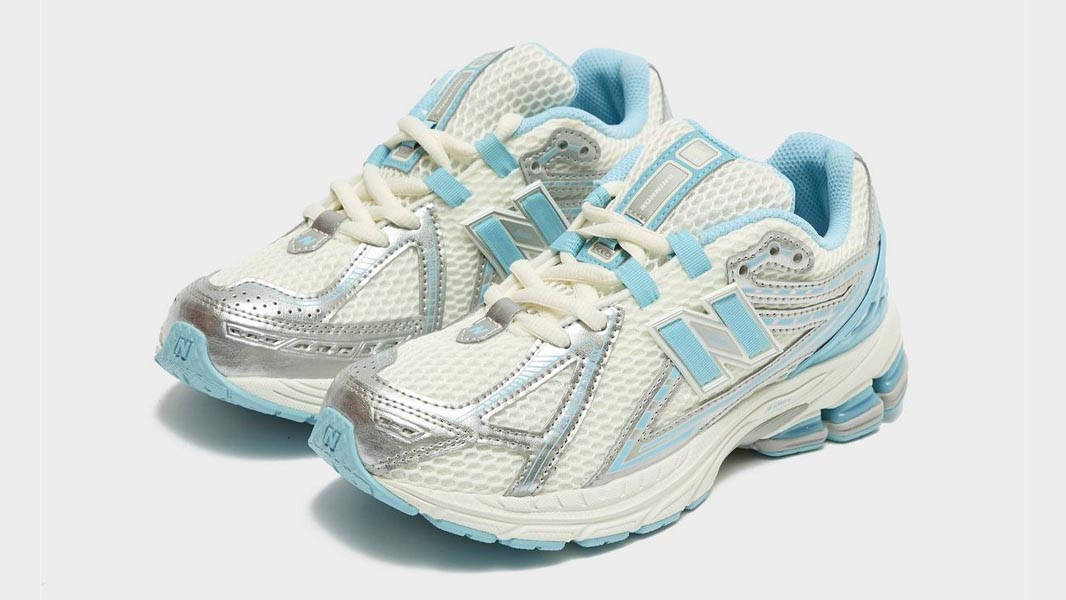 New Balance 1906 GS SIlver Metallic Chrome Blue Front