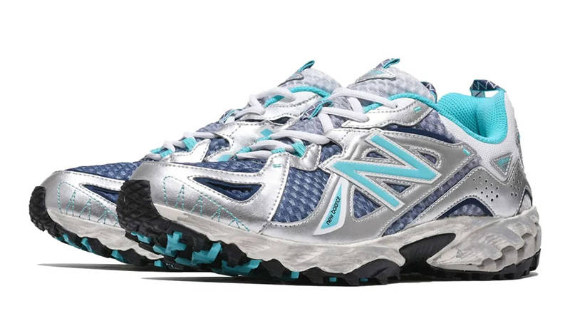 New Balance 610v1 Silver Metallic Blue ML610TYD front