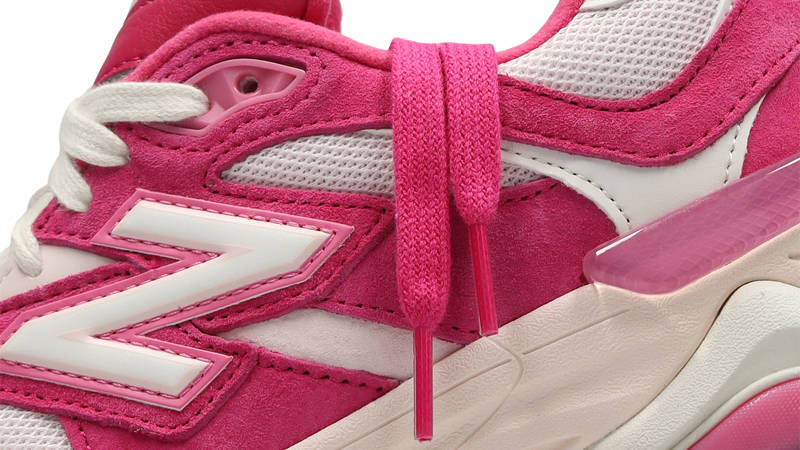 New Balance 9060 Fuchsia Pink Closeup