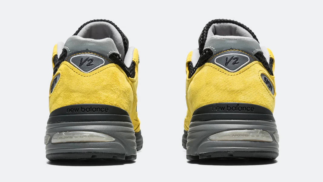 New Balance 991v2 MiUK City Pack Seoul & Melbourne Yellow U991YK2 Back 2