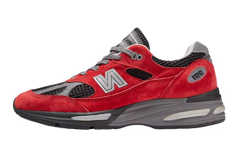 New Balance 991v2 MiUK City Pack Shanghai Red