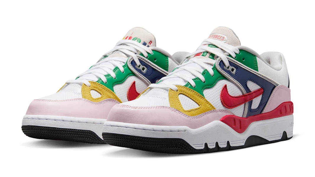 NIGO x Nike Air Force 3 Low Multi FQ7012-100 Side