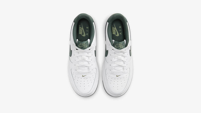 Nike Air Force 1 GS White Oil Green FV5948-110 middle
