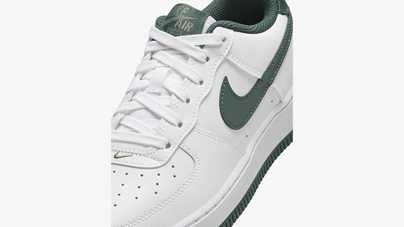 Nike Air Force 1 GS White Oil Green FV5948-110 side
