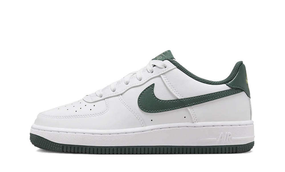 Nike Air Force 1 GS White Oil Green FV5948-110