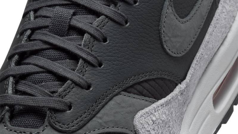 Nike Air Max 1 PRM Dark Smoke Grey Side Closeup