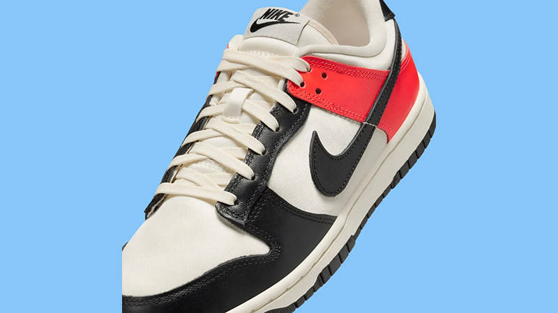 bright crimson dunks