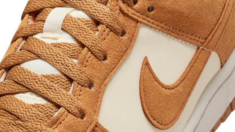 Nike Dunk Low Next Nature Flax Suede HJ7673-100 Detail