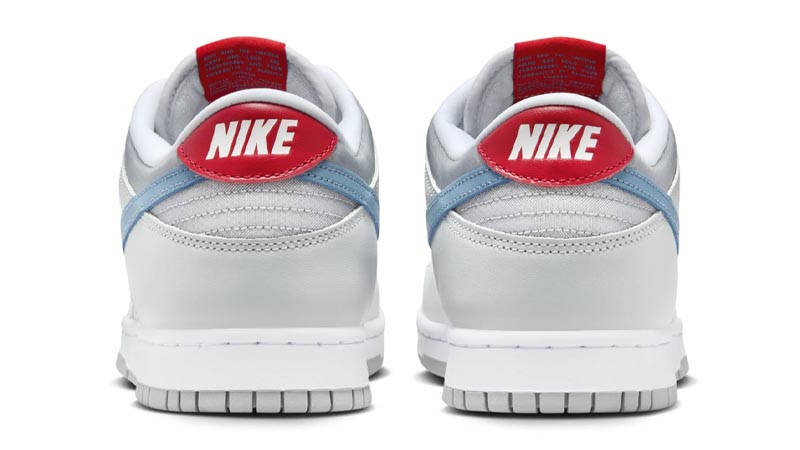 Nike Dunk Low QS Grey Red Back