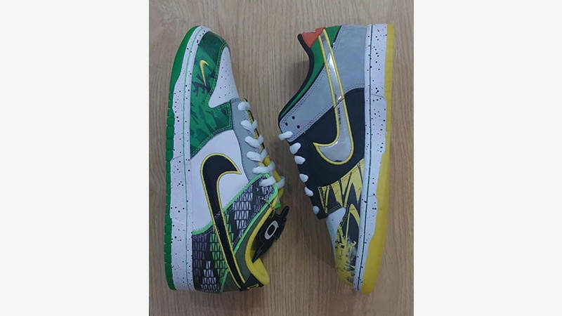 Nike Dunk Low What The Ducks Of A Feather White Multi HV1454-100 side