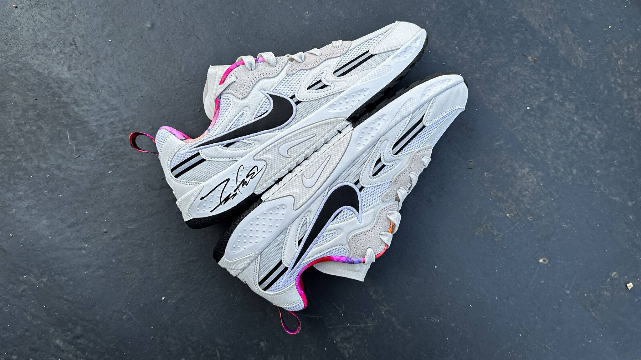 nike jam futura flat lay