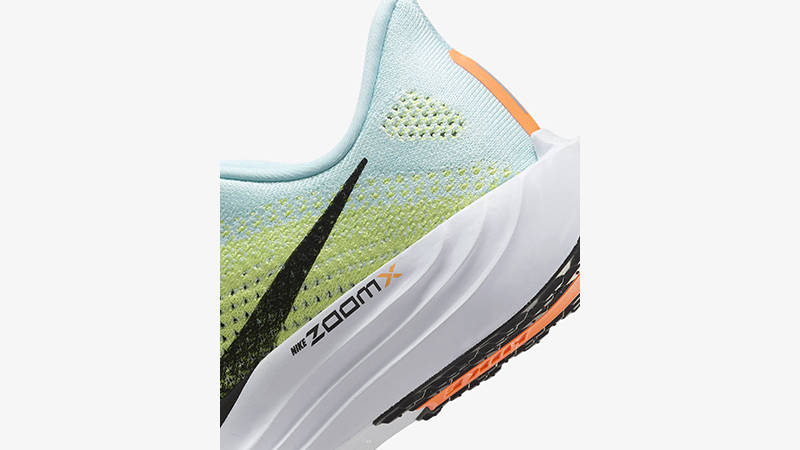 Nike Pegasus Plus Glacier Blue Lime FQ7261-400 heel