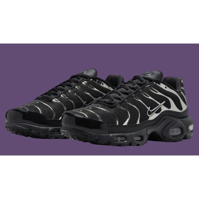 Nike TN Air Max Plus Black Metallic Silver Where To Buy HJ9743 001 The Sole Supplier