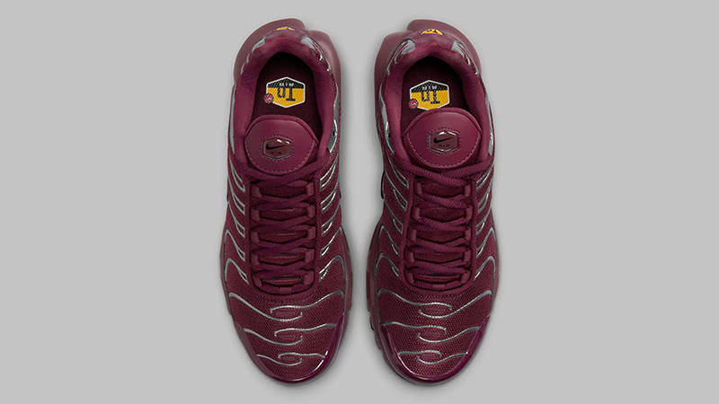 Nike TN Air Max Plus Burgundy Silver middle
