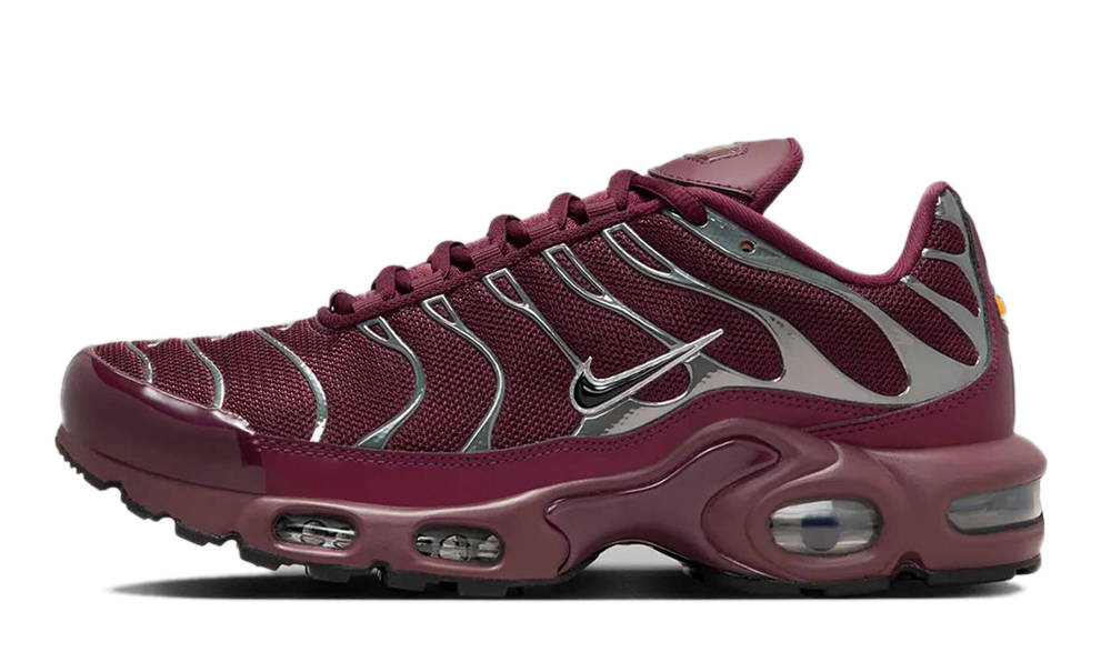 Nike TN Air Max Plus Burgundy Silver Where To Buy The Sole Supplier