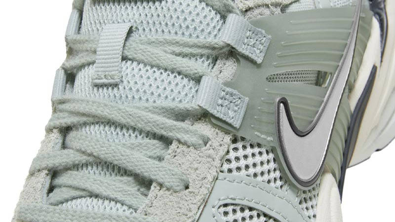 Nike V2K Run Light Pumic Black Chrome Side Closeup