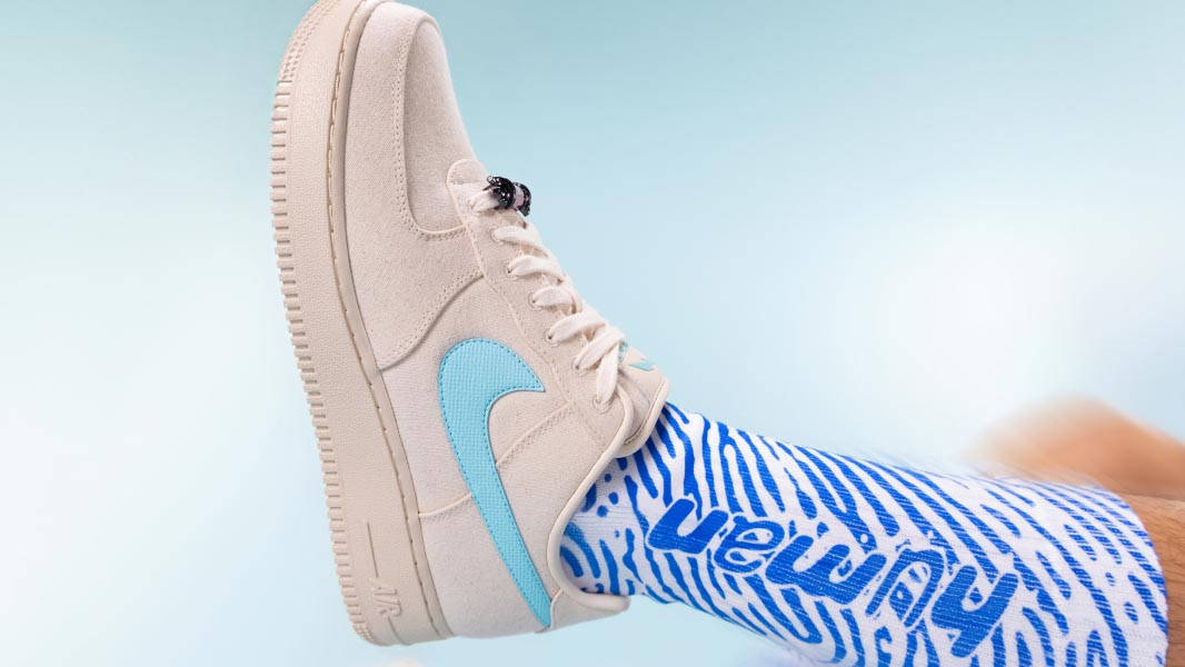 RTFKT x Nike Air Force 1 Low Human On Foot Side