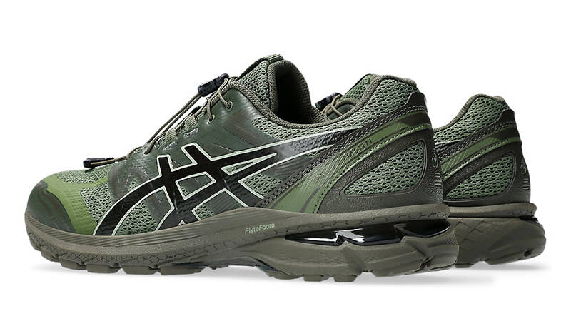 SAN SAN GEAR x ASICS Gel-Terrain Bronze Green Tarmac 1203A744-300 Side