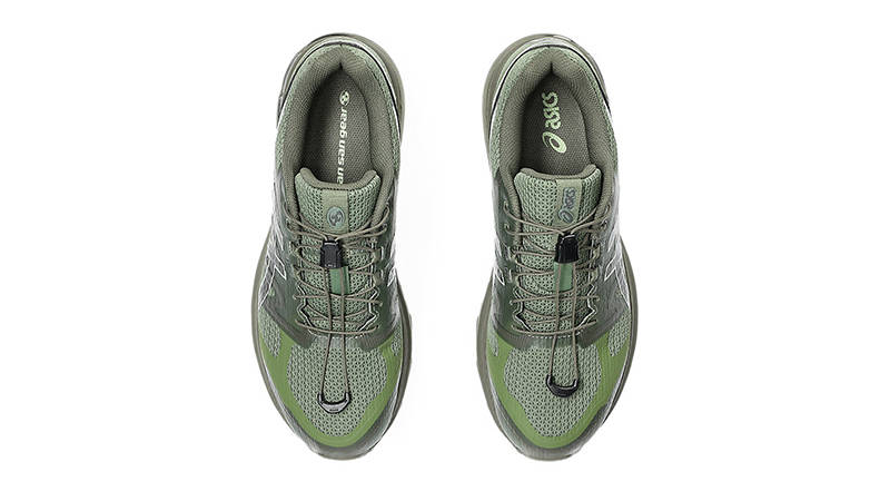 SAN SAN GEAR x ASICS Gel-Terrain Bronze Green Tarmac 1203A744-300 Top