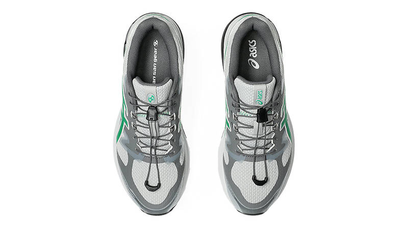 SAN SAN GEAR x ASICS Gel-Terrain Grey Violet Jolly Green 1203A527-020 Top