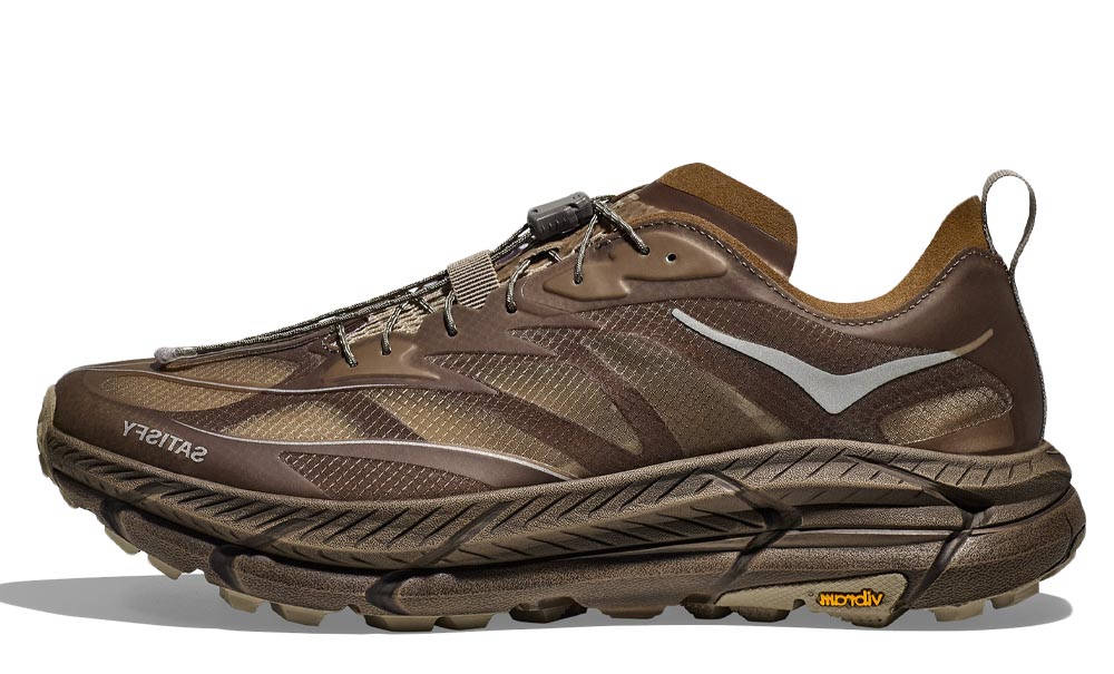 Satisfy x HOKA Mafate Speed 4 Lite Rubber | 1157050-RBBR