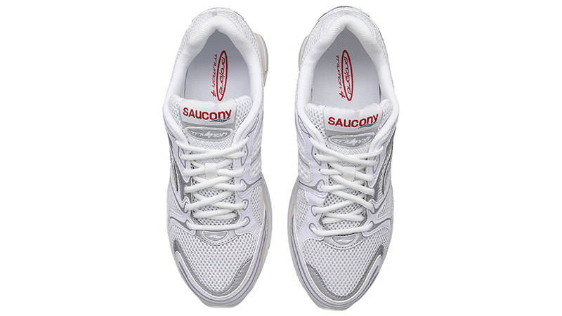 Saucony Progrid Triumph 4 White Silver S70841-1 middle
