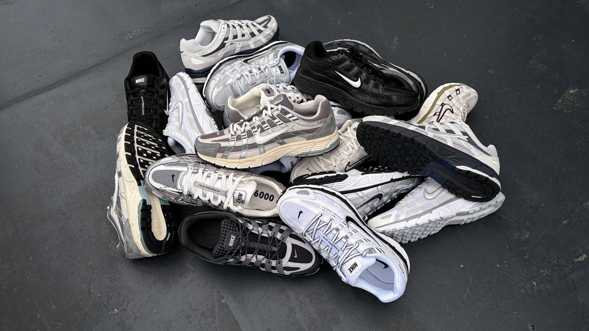 ☆Nike☆ P6000 M White llic Silver Black Black CD6404107 Nike P-6000 White Metallic Silver Black Men's - CD6404-107 - US