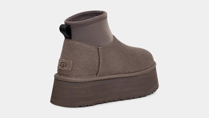 UGG Classic Mini Dipper Boots Thunder Cloud | 1168170-THND