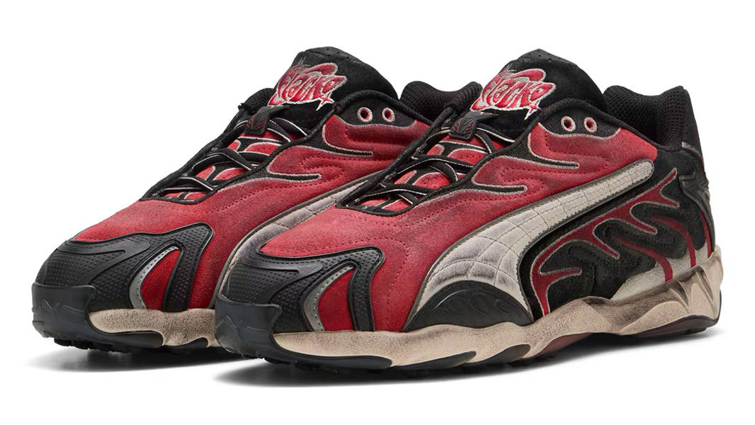 A$AP ROCKY x PUMA Inhale Distressed Pack Pop Red Front