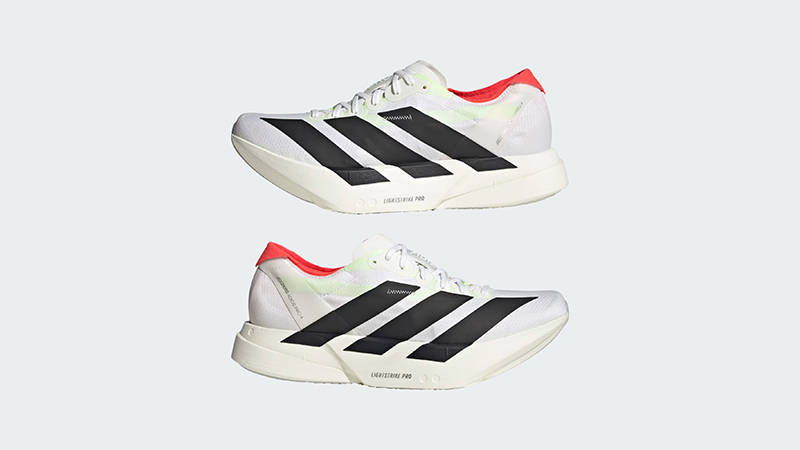 adidas Adizero Adios Pro 4 White Black Silver JR1094 feature
