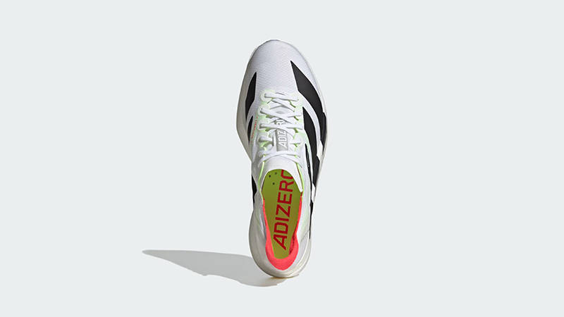 adidas Adizero Adios Pro 4 White Black Silver JR1094 middle