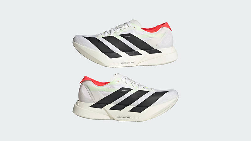 adidas Adizero Adios Pro 4 White Black Silver Womens JR1163 feature