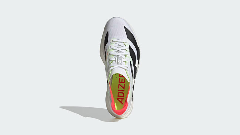 adidas Adizero Adios Pro 4 White Black Silver Womens JR1163 middle