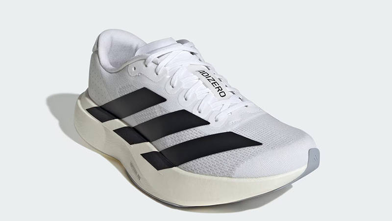 adidas Adizero EVO SL White Black Womens JH6208 front