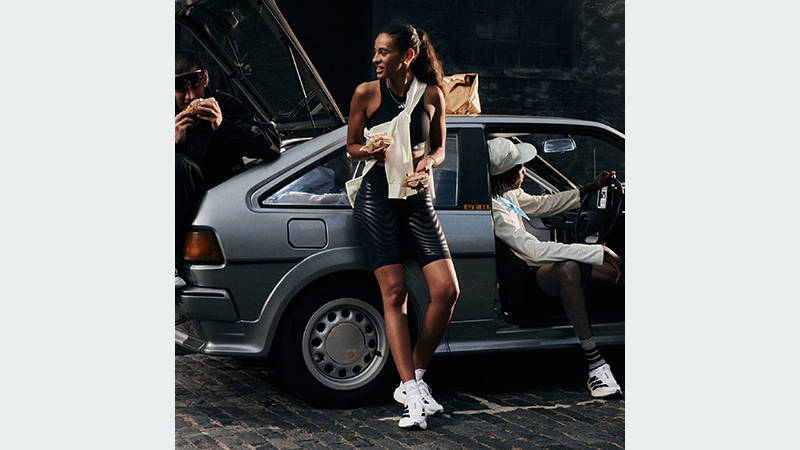adidas Adizero EVO SL White Black Womens JH6208 on foot