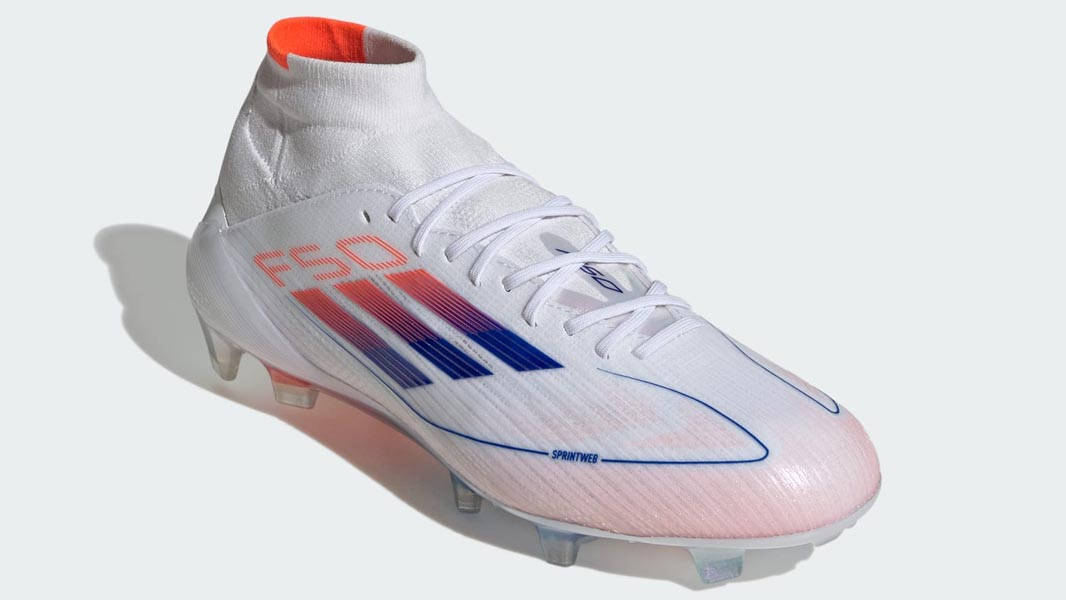 adidas F50 Elite Mid-Cut FG White Blue Red | ID9203 | The Sole