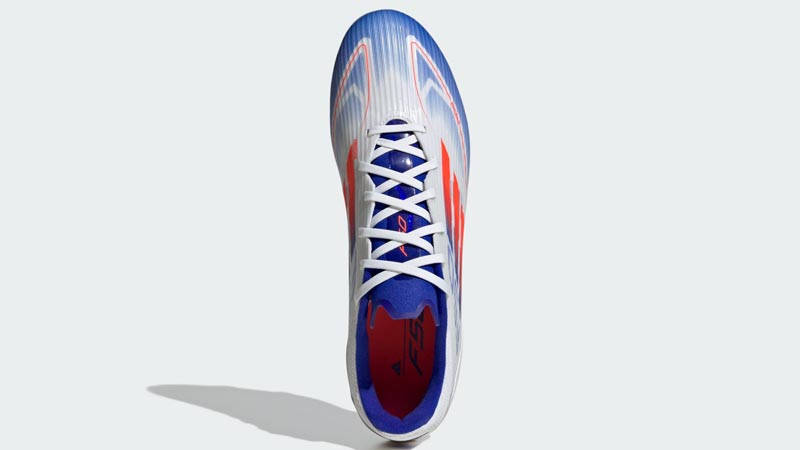 adidas F50 League FG/MG Boots White Lucid Blue Middle