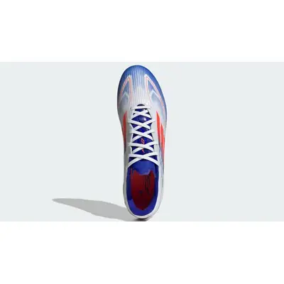 adidas F50 League FG/MG Boots White Lucid Blue Middle