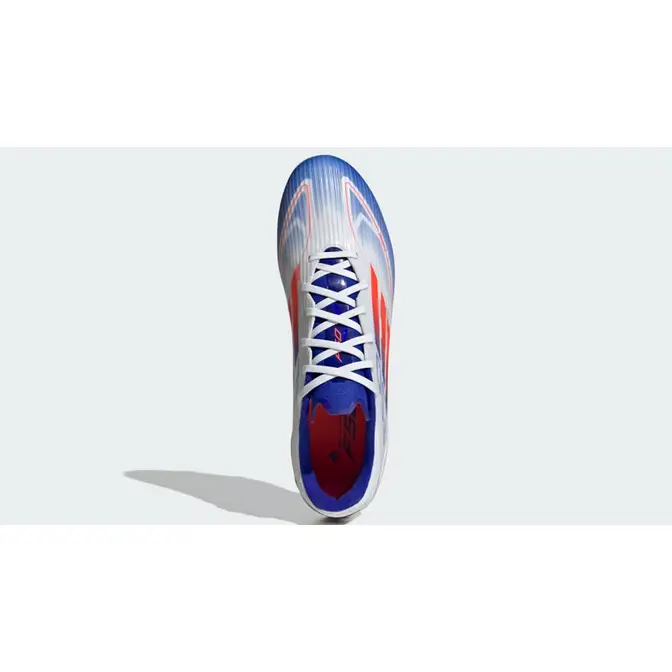 adidas F50 League FG/MG Boots White Lucid Blue Middle
