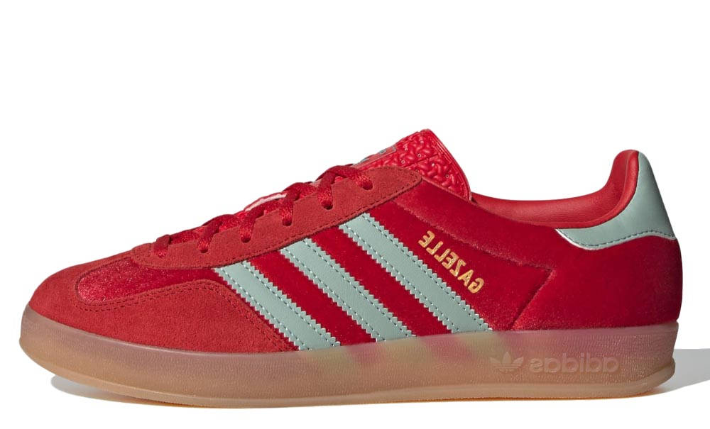 adidas Gazelle Indoor Better Scarlet Hazy Green | IG6786