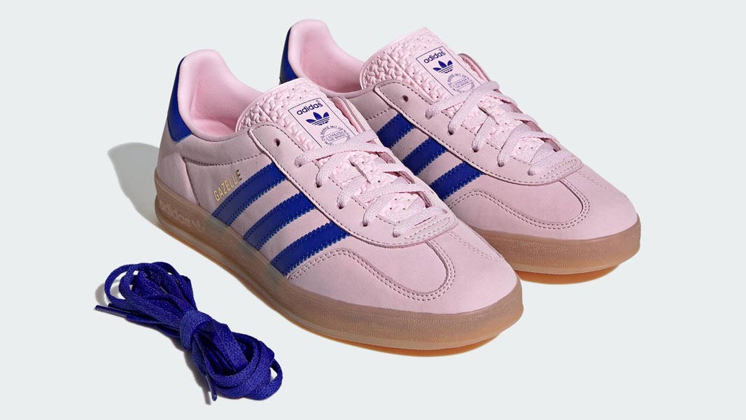 adidas gazelle silver green womens Women's Originals Gazelle Indoor "Clear Pink Off White"