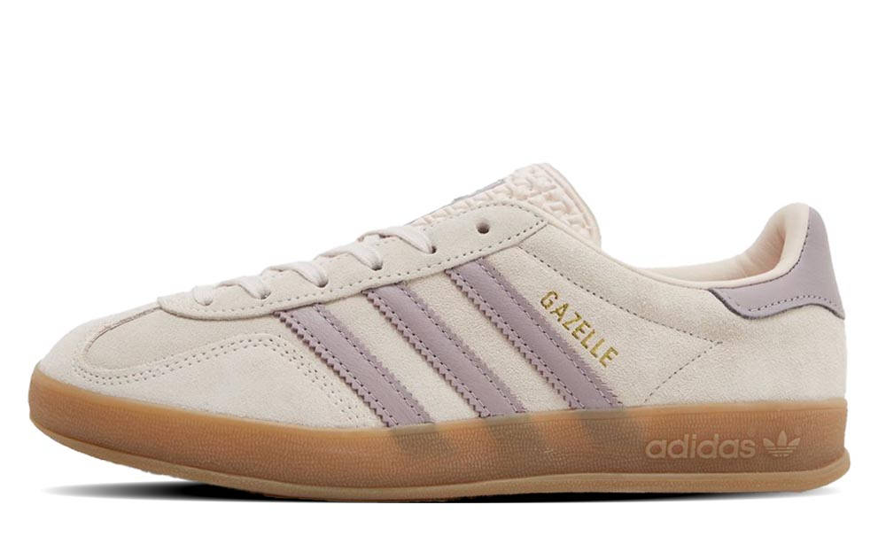 adidas gazelle silver green womens adidas Gazelle Indoor Sneaker in Wonder Mauve/Cream White/Gum at Nordstrom, Size 6.5 main image 0