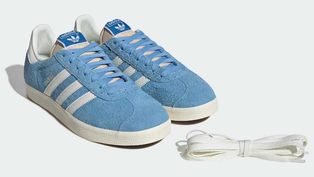 adidas Gazelle Light Blue Cream White Pack