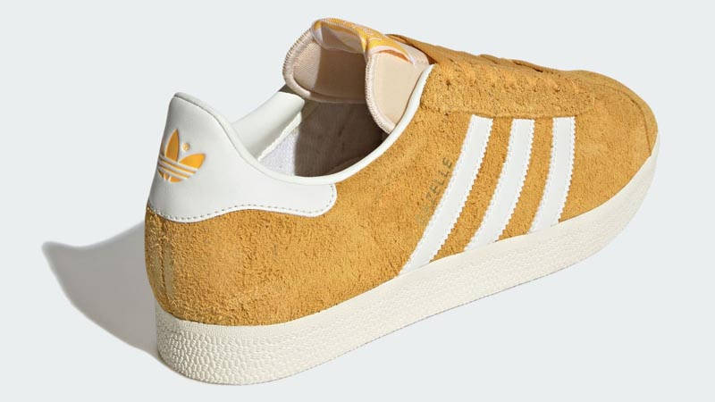 adidas Gazelle Preloved Yellow Cream White Back