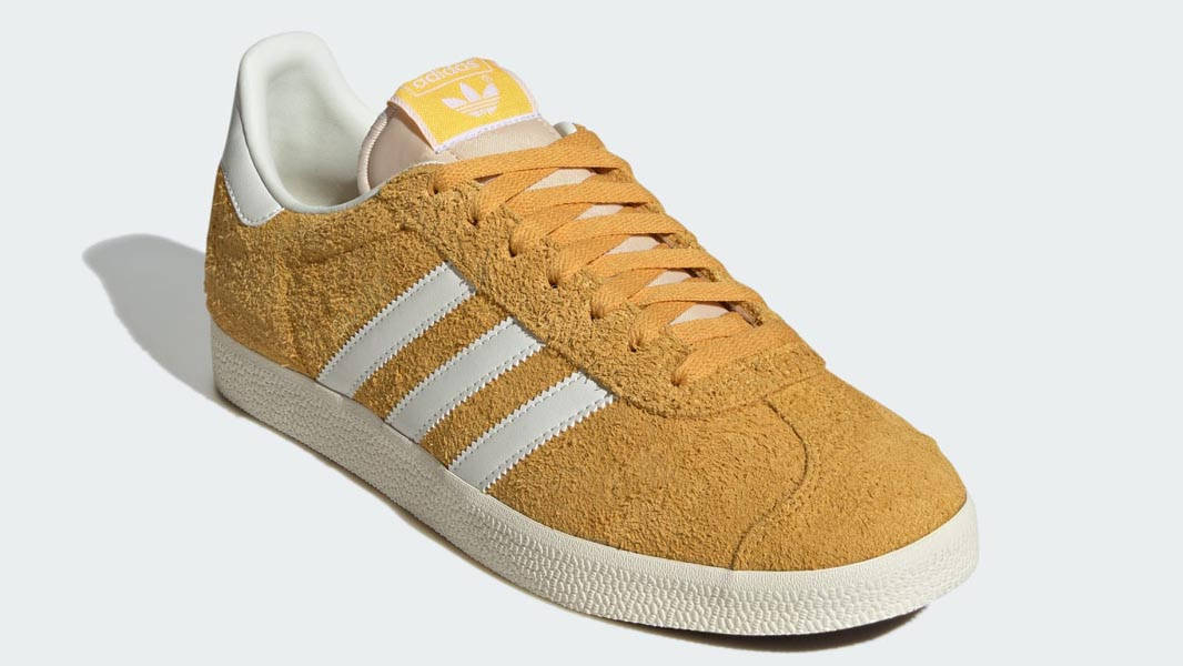 adidas Gazelle Preloved Yellow Cream White Front