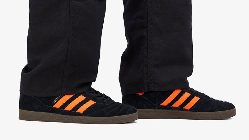 adidas Gazelle Team Black Solar Orange | II0006 | The Sole